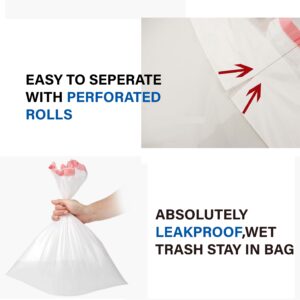 supply disposable portable plastic trash bin bag drawstring garbage bags