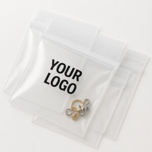 custom logo translucent matte frosted zip lock seal plastic zipper bags