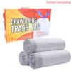 custom household waste garbage bag with drawstring plastic trash bags