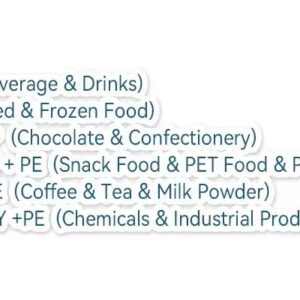 custom printed food grade moisture proof plastic laminated packing film